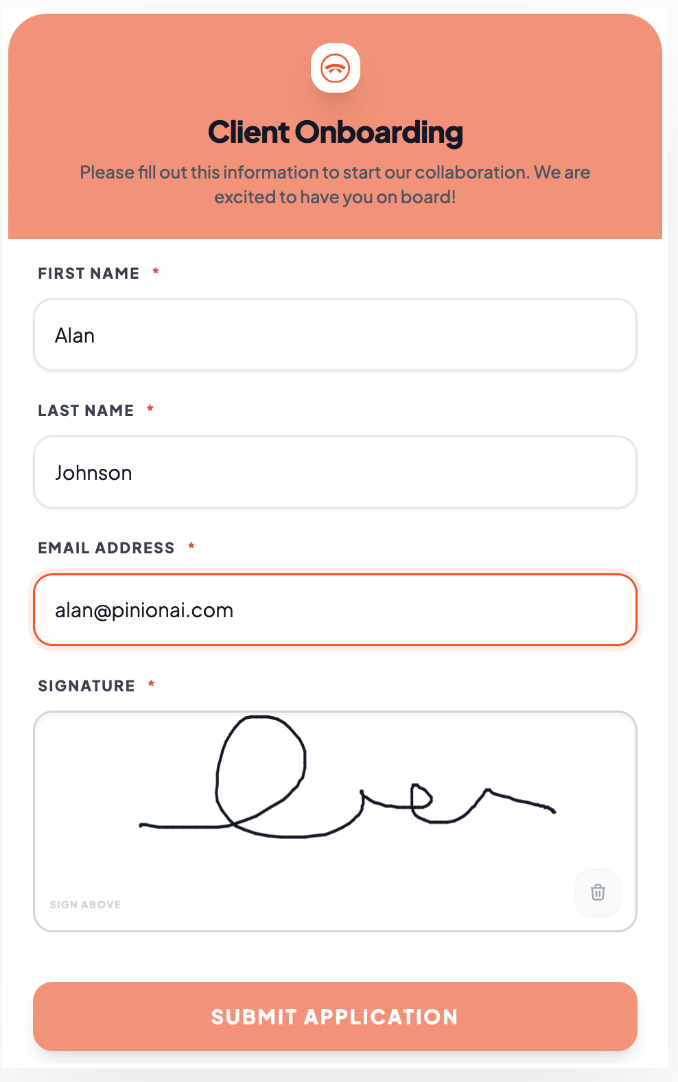 FormBuilder Interface